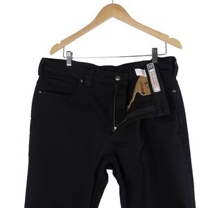 Duluth Trading Co Ballroom Doubleflex Jeans Mens 38x34 Black Standard Fit Pants